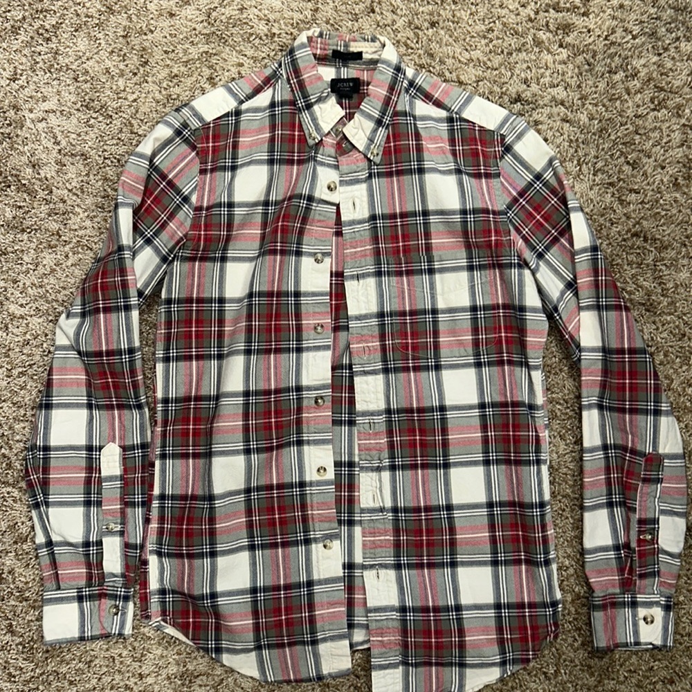 J Crew Oxford Slim Button Down Shirt XS